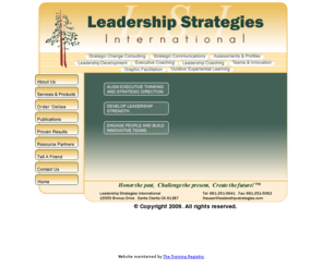 lsiltd.com: Executive Coaching Leadership Development Innovation Teambuilding DiSC Los Angeles Training Consultants
Leadership Strategies Laura Hauser ICF executive coach, leadership training, innovation teambuilding & strategic change consulting based in Los Angeles, DiSC profiles.