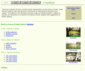 cruithni.org.uk: Cruithni, Ulster History
