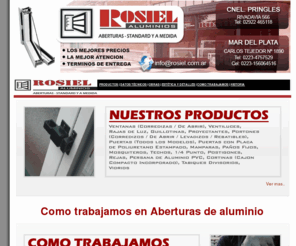 rosiel.com.ar: ABERTURAS DE ALUMINIO - ROSIEL
Fábrica de aberturas de aluminio. Trabajamos todas las lineas de Cerramientos y Aberturas. Envíos a todo el País. 