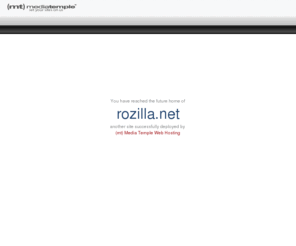 rozilla.net: (mt) Media Temple - Web Hosting Services
High velocity web hosting, commerce solutions, and application development.