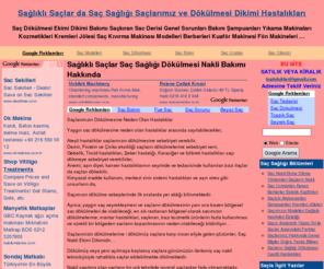 sagliklisaclar.net: Sağlıklı Saçlar da Saç Sağlığı Saçlarımız ve Dökülmesi Dikimi Hastalıkları
