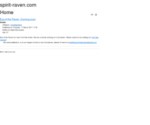 spirit-raven.com: Home
Joomla! - the dynamic portal engine and content management system