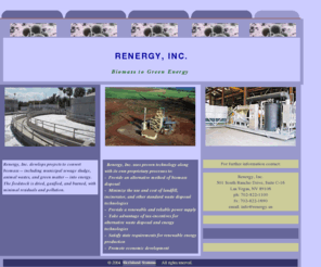 norall.com: RENERGY INC. -Biomass to Green Energy
Biomass conversion, renewable energy, green energy