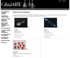 cristalarte.com: Cristal Arte
CRISTALARTE le ofrece lámparas y objetos de regalo (Cristal de Murano).