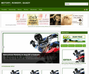 szuter.pl: Motory, rowery, quady | szutrowa droga
szutrowa droga