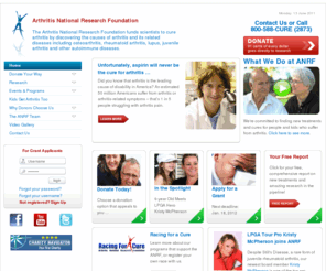 donatetoarthritis.com: Treatments Arthritis | Arthritis Pain Relief | Arthritis Cures & Arthritis Research | Autoimmune Disease Research
Arthritis National Research Foundatation