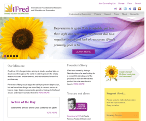 fieldforhope.com: International Foundation for Research and Education on Depression (iFred)
