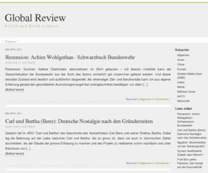 global-review.info: Global Review | Politik und Kritik weltweit
Politik und Kritik weltweit