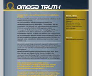 omega-truth.com: Omega Truth // Meilicke Productions
Musik Projekt von Meilicke Productions Winterbach.