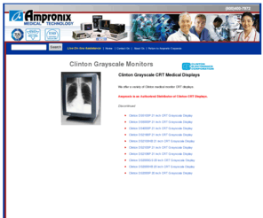 clintonmonitors.com: Clinton Medical Monitor Greyscale CRT Sales, Service and Support
Clinton Medical Monitor greyscale CRT Sales, Service and Support.