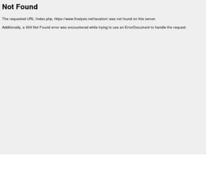 finalysis.net: ..:: Finalysis ::.. - Taxation
Taxation