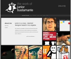 juniorbustamante.com: junior's work
junior's portfolio website