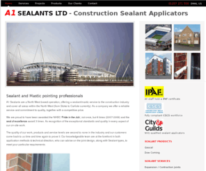 a1sealants.co.uk: A1 Sealants - Construction Sealant Applicators
A1 Sealants offer sealant/mastic application services to the construction industry from our base in the North West throughout the UK. Our expert team are at the forefront in both application methods & technical direction.