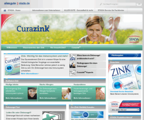 curazink.info: Curazink®: STADA Arzneimittel AG
Zink: Wichtig für das Immunsystem und mehr!