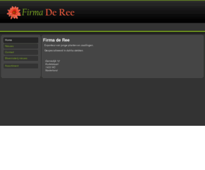deree.info: Firma de Ree
Firma de Ree - Exporteur in dahlia stekken en jonge planten