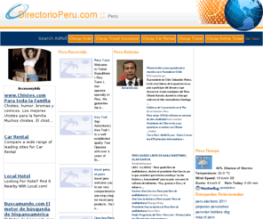 directorioperu.com: Directorio Peru: Cuadros, recorrido, noticias, Videos, mapas, y más de Peru .
DirectorioPeru.com cuadros, recorrido, noticias, videos, mapas, y mucho más.