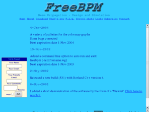 freebpm.com: FreeBPM - a Free Beam Propagation Software
a Free Beam Propagation Software