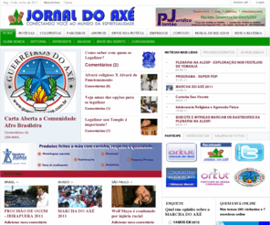 jornaldoaxe.com.br: Home | Jornal do Axé
Jornal do Axé