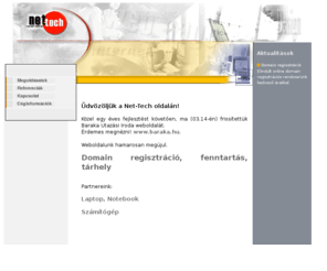 militaryaerobic.com: Net-Tech minőségi weblap készítés
internet fejlesztő, web fejlesztő, tárhely, webáruház, portál, profi, minőség, minőségi szoftver, webáruház készítés, mobigater, skype, szakértő