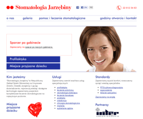 stomatologiajarzebiny.pl: Dentysta Warszawa, stomatolog Warszawa Ursynów
Gabinet stomatologiczny Jarzębiny Warszawa Ursynów. Oferuje usługi stomatologiczne w pełnym zakresie, implanty zębów oraz kompleksową opiekę ortodontyczną.