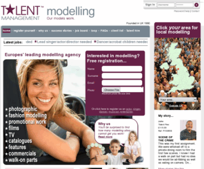 talent-managment.com: Talent Agency for Entertainers, Singers, Actors, Dancers & Models
Apply to a leading international talent agency, Talent Management provides actors, singers, dancers, models and entertainers for stage and screen. Join this Talent Agency today.