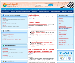 ucetni-portal.cz: Vzdělávání Daňový Poradce - informační portál v oblasti účetnictví a daní
Vzdělávání Daňový Poradce - informační portál v oblasti účetnictví a daní