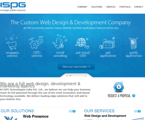 ispg.co.in: Web Design, Custom Web & Mobile App Development Web Marketing Company
ISPG is a professional web design development company for web design and development services, custom mobile application development & web marketing company services. 