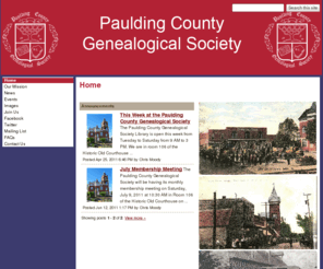 pauldingroots.com: Paulding County Genealogical Society
The official web site of the Paulding County Genealogical Society