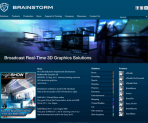 brainstorm.es: Brainstorm Multimedia
Brainstorm eStudio, the definitive broadcast graphic suite