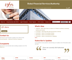 dfsa.ae: Dubai Financial Services Authority
