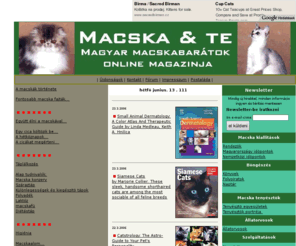 macska-magazin.com: Magyar macskabartok online magazinja
Katze & Du - das Magazin fr Katzenfreunde