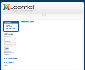 piratepoll.com: piratepoll.com
Joomla! - the dynamic portal engine and content management system