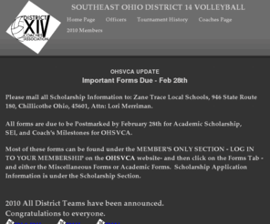 seod14vb.com: Home_Page
Southeast Ohio District 14 Volleyball