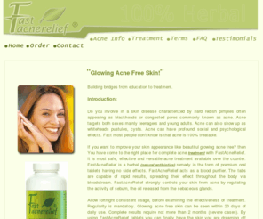 fastacnerelief.com: FastAcneRelief - Acne remedy, Acne treatment.
FastAcneRelief is a pure acne remedy. If you want to improve your skin appearance like beautiful glowing acne free? then You have come to the right place for complete acne treatment with FastAcneRelief