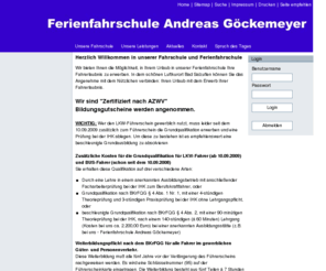 ferienfahrschule.de: Ferienfahrschule ALLE Klassen Andreas Göckemeyer Bad Salzuflen
