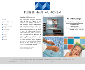 fliesenhaus-muenchen.com: Fliesen München, Fliesenhandel, Badplanung, Badsanierung, Schöner wohnen, Glasmosaik, Italienische, Mosaik
Schöner wohnen - Fliesen München vom Fliesenhaus München FHM: Fliesenhandel, Badplanung, Badsanierung, Glasmosaik, Italienische, Traumbäder, Natursteinfliesen, Bisazza, Bodenfliesen, Wandfliesen, Badfliesen, Terrassen, Fliesenausstellung, Fliesengutachter, Mosaik, Außenbereich, Feinstein und Keramik