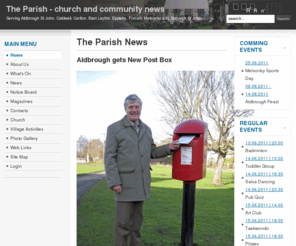 theparishnews.co.uk: The Parish News
The Parish, Church and Community News is a monthly magazine serving the villages of Aldbrough St John, Caldwell, East Layton, Eppleby, Forcett, Melsonby and Stanwick St John in North Yorkshire.