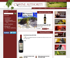 connecticutwineauthority.com: CT Wine Authority
CT Wine Authority | 877-419-4637 | Fairfield, CT 06825
We ship wine to most states in the USA. We boast a large selection of fine wines, from the best values to the most elite collectibles.