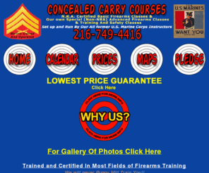 concealedcarrycourses.com: Concealed Carry Courses Cleveland
Certified NRA firearms training and courses. Basic and Advanced training.