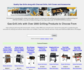 gas-grill.info: Gas Grills - Family and Professional Gas and Charcoal Grills
Fine high quality gas, electric and charcoal grills online. Many bbq grill makes and models such as Weber, Easychef, Coleman, Tec Cherokee and others.  