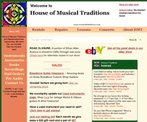 hmtrad.com: House of Musical Traditions
The House of Musical Traditions online storefront, your destination for exotic musical instruments, books and recordings from around the world.