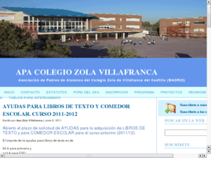 apazolavillafranca.es: APA Colegio ZOLA Villafranca
Asociacin de Padres de Alumnos Colegio ZOLA de Villafranca del Castillo