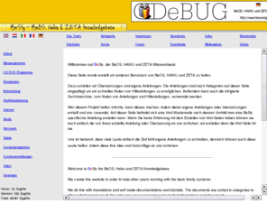 besly.de: BeSly - the BeOS, Haiku and Zeta knowledge base
BeSly die BeOS, Haiku und Zeta Wissensbasis. Anleitungen, Uebersetzungen, Hilfestellungen uvm...