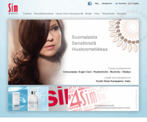 cleanairsalon.info: Suomalaista Sensitiivistä Hiuskosmetiikkaa - Sim Sensitive
Sim Sensitive -tuotteet on valmistettu parhaista, tutkituista ja turvallisista, dermatologisesti testatuista raaka-aineista. Tuotteemme löydät parturi-kampaamoista kautta maan.