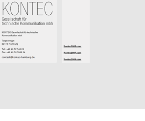 kontechh.com: Kontec GmbH Hamburg
