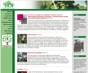 bdf-online.de: BDF Startseite
Bund Deutscher Forstleute, Berufsorganisation von Forstleuten 