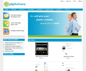 phpfoxguru.com: phpFoxGuru
phpFox mod, phpFox mods,phpFox theme,phpFox template,phpFox coder,phpFox expert,phpFox developer,phpFox modules,phpFox customize,phpFox Modification,Integration,template