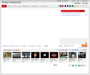 rusiaindustrial.com: Rusia Industrial
Rusia Industrial on WN Network delivers the latest Videos and Editable pages for News & Events, including Entertainment, Music, Sports, Science and more, Sign up and share your playlists.