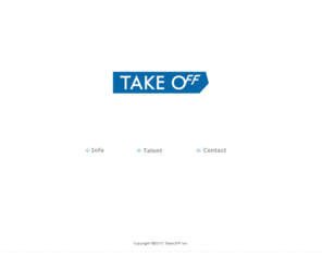 takeoff-mg.com: TakeOFF >  Home
株式会社テイクオフ