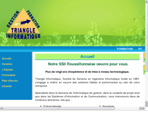 triangle-informatique.fr: TRIANGLE INFORMATIQUE
Site de Triangle Informatique